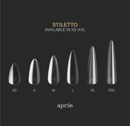 Apres Gel-X Natural Stiletto Short Box of Tips (600pcs)