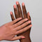 DND DIVA Gel & Lacquer Duo #143 Coral Rose (Swatch #4)