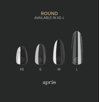 Apres Gel-X Sculpted Round Medium Box of Tips (600pcs)