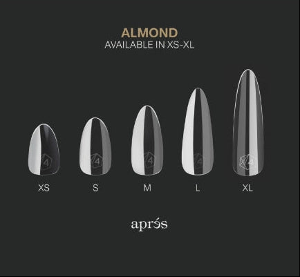 Apres Gel-X Sculpted Almond Extra Long Box of Tips (600pcs)