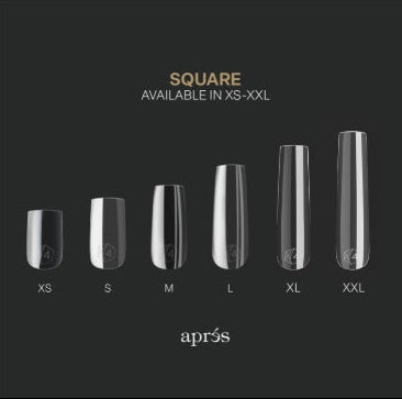 Apres Gel-X Sculpted Square Extra Long Box of Tips (600pcs)