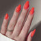 DND DIVA Gel & Lacquer Duo #210 Sunkissed Coral (Swatch #6)