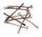 Mia Beauty - Color Blended™ Bobby Pins "Brown" 50PCs #04017
