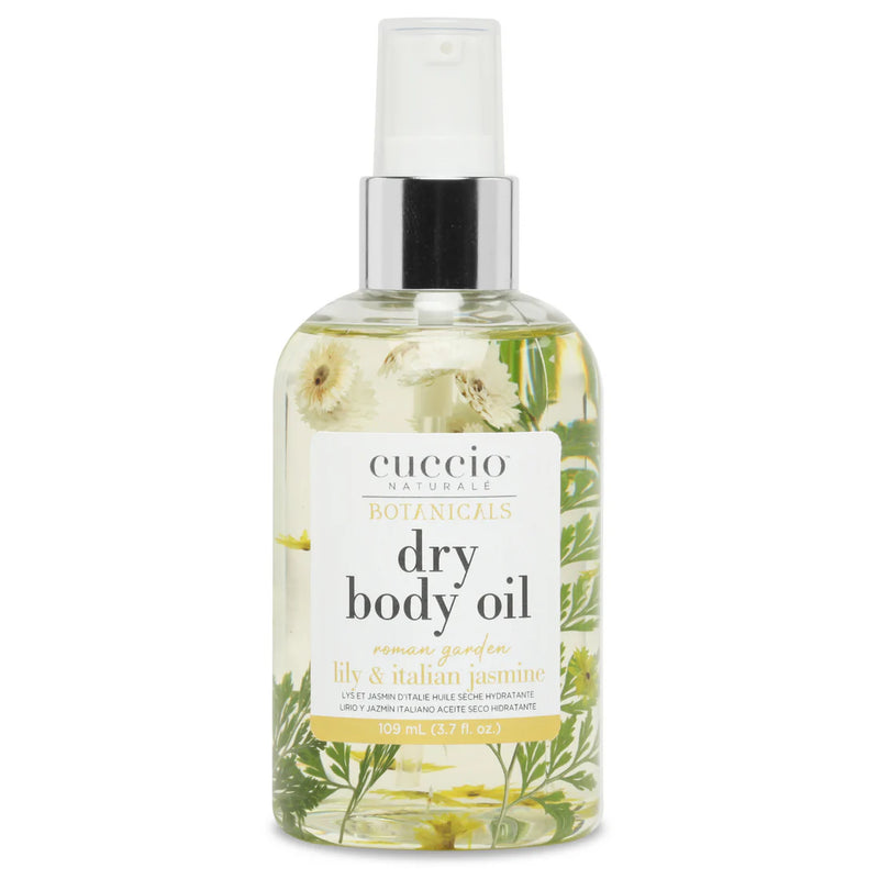 Cuccio Botanicals Dry Body Oil 3.7oz - Lily & Italian Jasmine