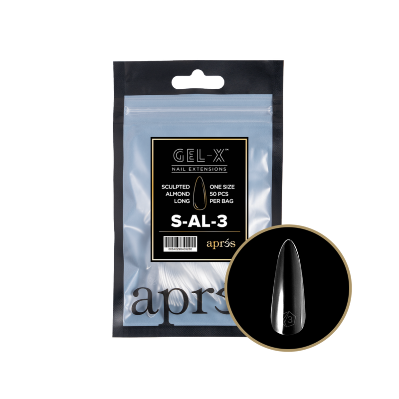 Apres Gel-X Sculpted Almond Long Refill (50pcs) - Size 3