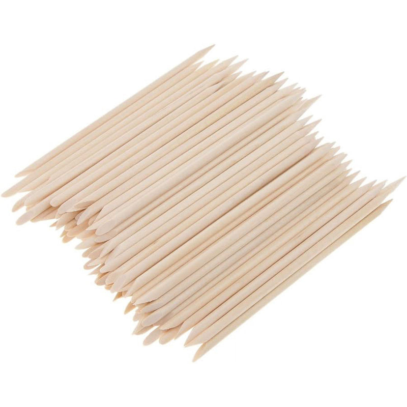 Orange Wood Stick / Pusher Small 100ct