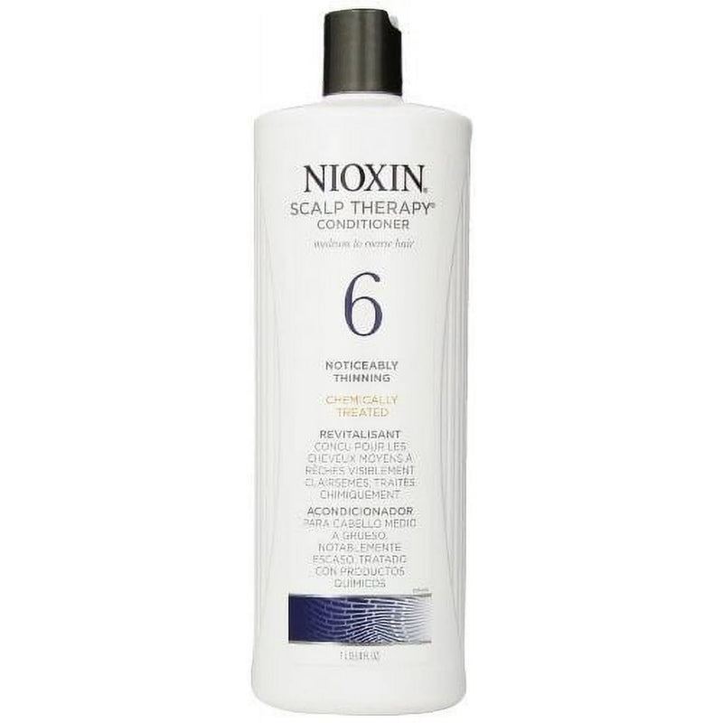 Nioxin - System 6 Scalp Therapy Conditioner for Medium to Coarse Hair / Noticeably Thinning, Chemically Treated 1L