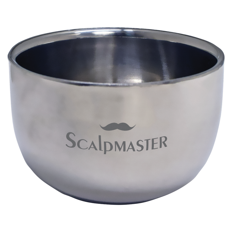 Scalpmaster - Stainless Steel Shaving Bowl 3.4oz