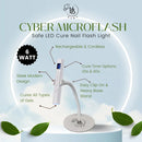 HyBa Beauty Cyber Micro Flash LED Cure Nail Light with Stand