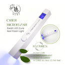 HyBa Beauty Cyber Micro Flash LED Cure Nail Light with Stand