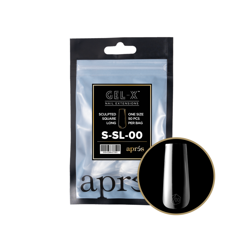 Apres Gel-X Sculpted Square Long Refill (50pcs) - Size 00