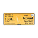 DND Gel Tip Full Clear Tip 1000pcs Round - Global Beauty Supply, LLC