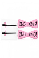Double Dare - OMG! Hair Up Bow Pin "Light Pink"