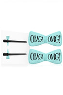 Double Dare - OMG! Hair Up Bow Pin "Sky Blue"