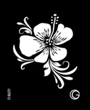 G Body Art - Hibiscus 4 Stencils