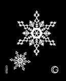 G Body Art - Snowflakes 4 Stencils