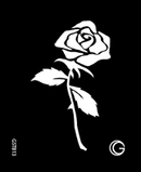 G Body Art - Rose 4 Stencils