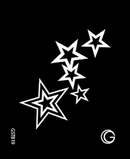 G Body Art - Stars 4 Stencils