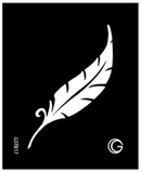 G Body Art - Feather 4 Stencils