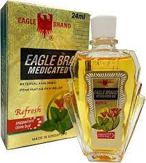 Eagle Brand Medicated Oil - peppermint clove bud - Dau Gio Vang 24mL