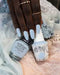 Gelish Spring 2024 - Lace is More "Sweet Morning Breeze" Trio - Includes Gel Polish, Lacquer & Dip Powder - Baby Blue Iridescent