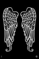 G Body Art - Angel Wings 1 Stencil