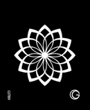 G Body Art - Geo Flower 4 Stencils