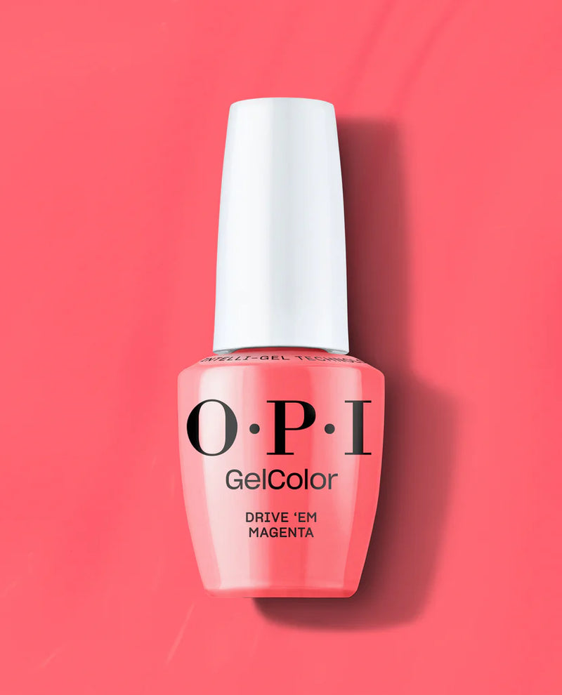 OPI GelColor Intelli-Gel - Summer 2025 - Drive ‘Em Magenta 0.5 oz