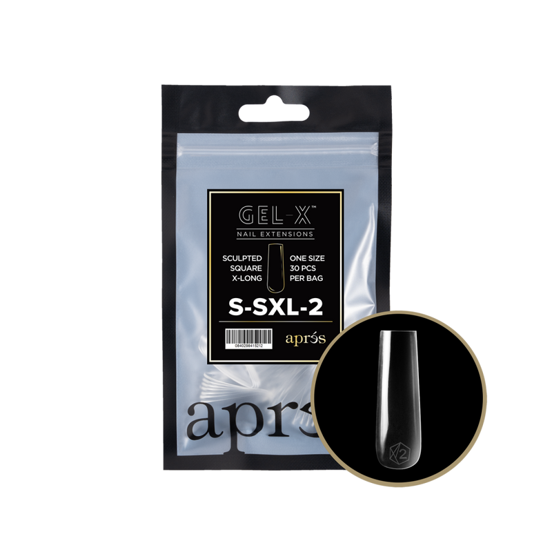 Apres Gel-X Sculpted Square X-Long (50pcs) - Size 2