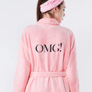 Double Dare - OMG! Spa Robe Pink, Large/X-Lagre