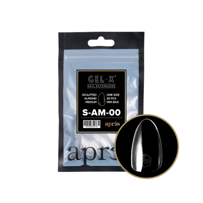 Apres Gel-X Sculpted Almond Medium Refill (50pcs) - Size 00