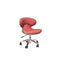10436 Pedicurist Stool Red with Texture