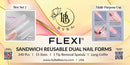 HyBa Beauty FLEXI SANDWICH REUSABLE DUAL NAIL FORMS - SET 2