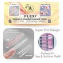 HyBa Beauty FLEXI SANDWICH REUSABLE DUAL NAIL FORMS - SET 2
