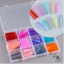 HyBa Beauty FLIP IT Dual Reverse Nail Form - Rainbow Tips - (12 Shapes / 288 pcs)