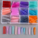 HyBa Beauty FLIP IT Dual Reverse Nail Form - Rainbow Tips - (12 Shapes / 288 pcs)