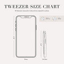 Tweezerman Dusted Onyx Slant Tweezer 1256-BDR