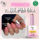 HyBa Beauty FRENCH Ice Jelly Gel Polish Collection 1 - Global Beauty Supply, LLC