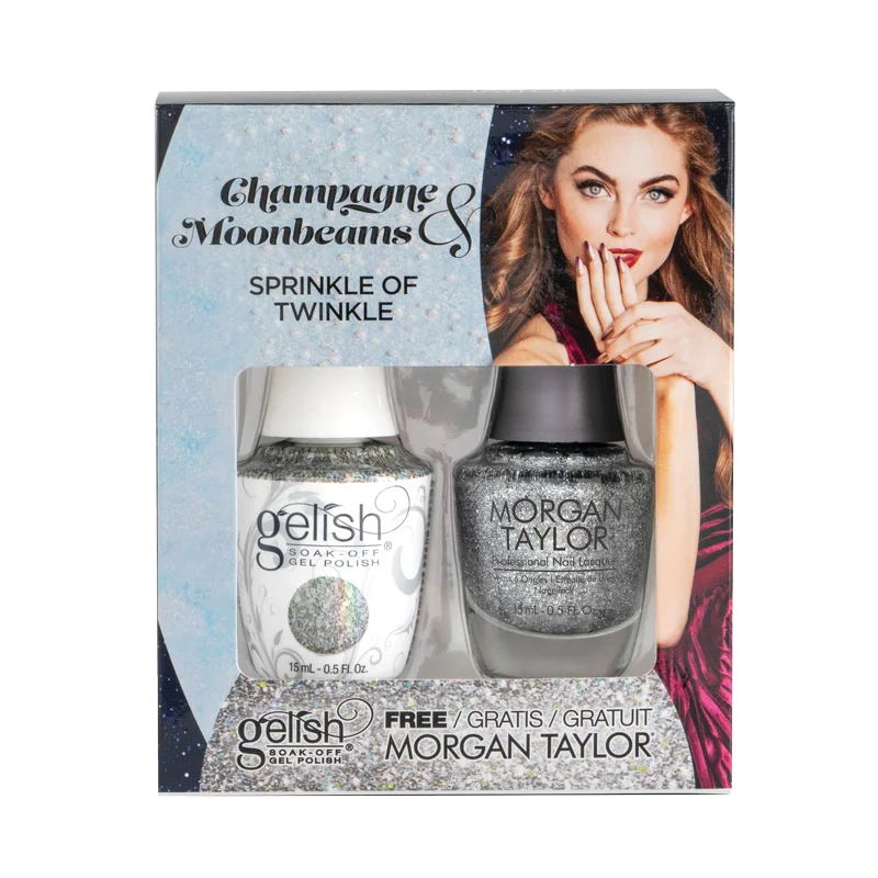 Gelish Champagne & Moonbeams Collection - Sprinkle of Twinkle Duo