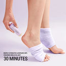 Voesh Moisturizing Heel Socks - Purple