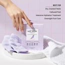 Voesh Moisturizing Heel Socks - Purple
