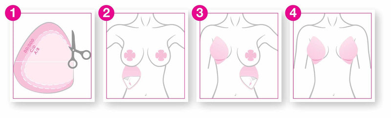Hollywood Fasion Secrets - Breast Contour Tape for Light Skin