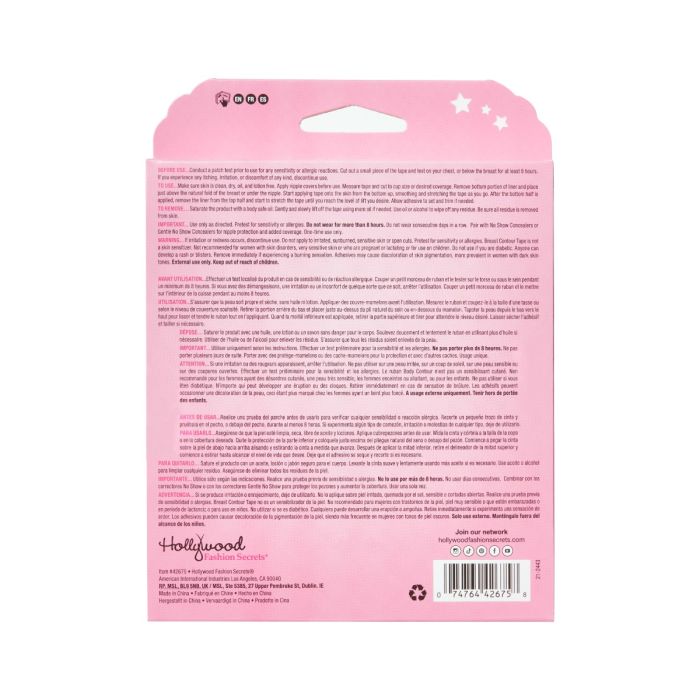 Hollywood Fasion Secrets - Breast Contour Tape for Medium Skin