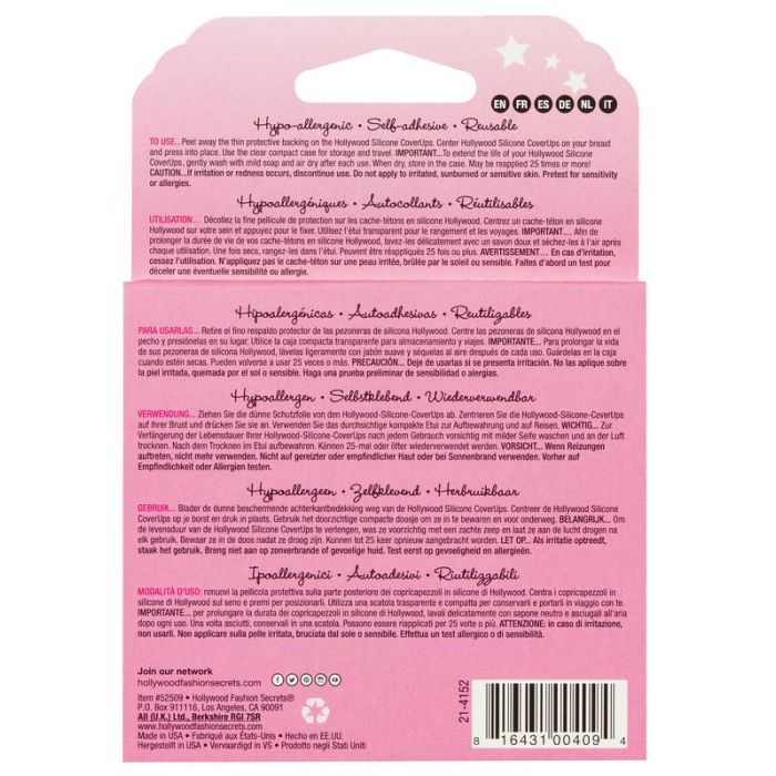 Hollywood Fasion Secrets - Silicacone CoverUps for Medium Skin Tone