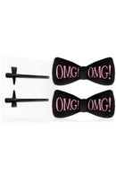 Double Dare - OMG! Hair Up Bow Pin "Black"