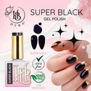 HyBa Beauty Super Black Gel Polish 20mL / .67oz