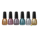 China Glaze Crackle Metals Collection (6pcs) - One of Each Color