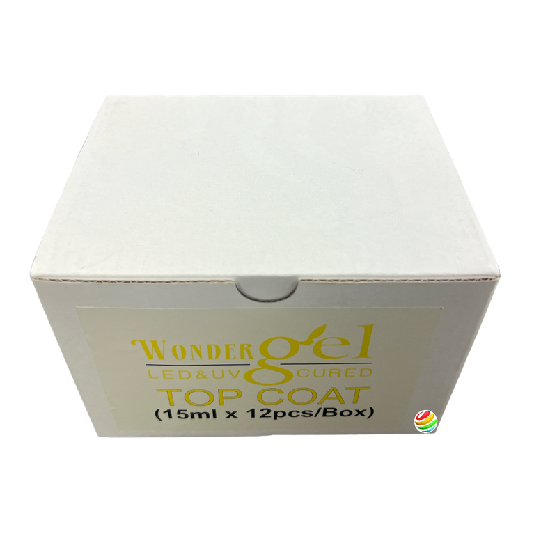 Wondergel No Wipe Gel Top Coat .5 fl oz (15mL)