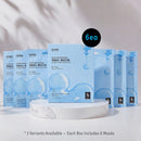 Kiss New York Glow Skin Renewal Snail Mucin Intensive Serum Sheet Mask (6 Sheets)