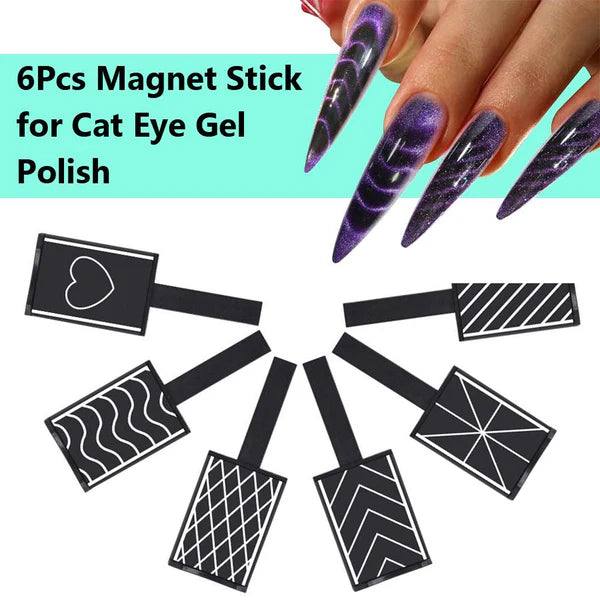 Cat Eye Magnet - 6 piece Set
